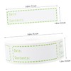 Operitacx Waterproof Cold-Resistant 1 Roll Food Stickers for Kitchen Refrigerator