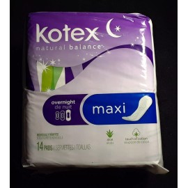 Kotex Vintage 2004 - 2010 Kotex Overnight Maxi Pads Sealed Pack - Big Maxi Pads!