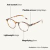 Ijipiji Tortoise Reading Glasses + 2.0#D-Blue