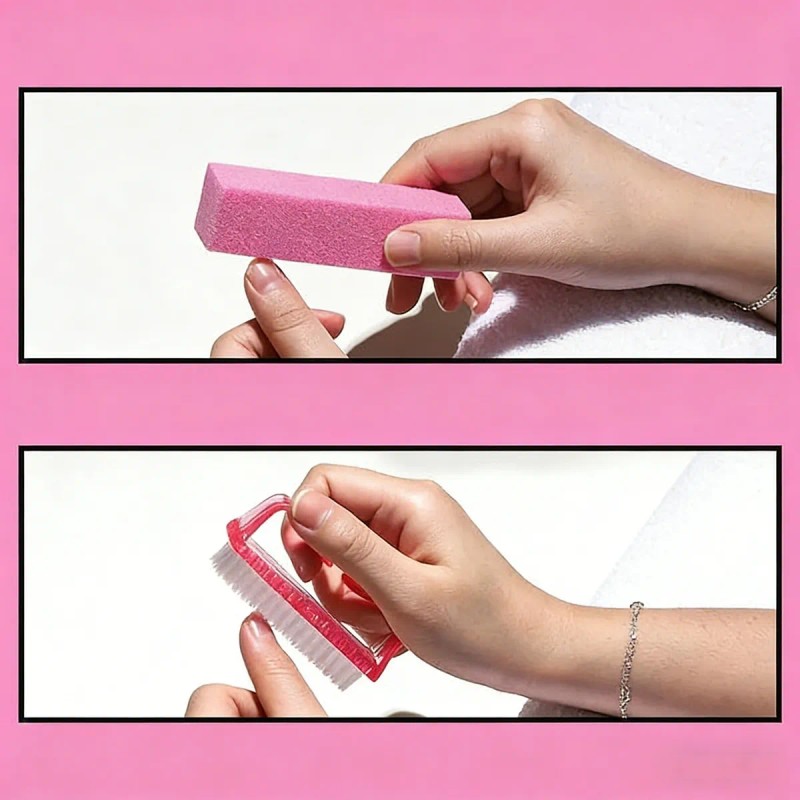 Kit De Para Manicure Y Limas Para Uñas Profesional 12