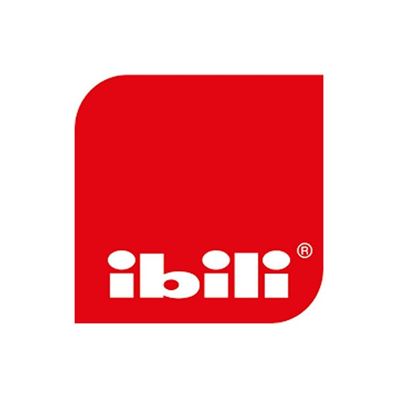 Ibili 835012 Perforated Muffin Pan 12 Cups, Rolled Steel Plate,