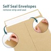 25 Packs 110 x 220 mm Self Seal Pocket Envelopes,