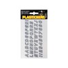4R Quattroerre.it 5740 Reflective Plastic Letters Numbers Stickers for Motorcycle