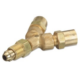 Western Enterprises 401 Y Connections, 200 PSIG, Brass, Inert Gas, 5/8" - 18 (F), Male/female Connection, 0.5 Length