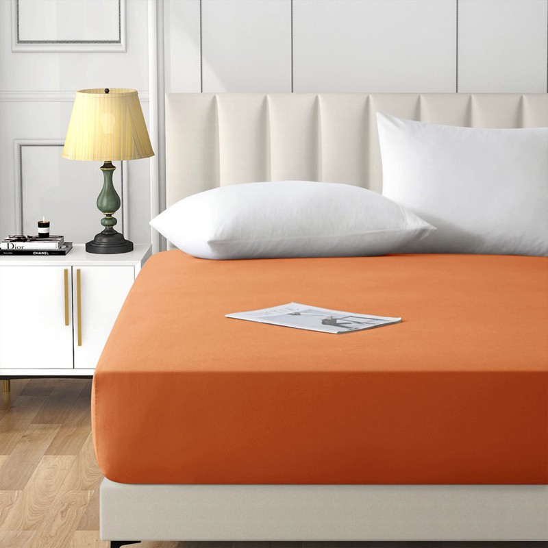 AMEHA King Size Fitted Sheets 25 cm Deep Soft Brushed