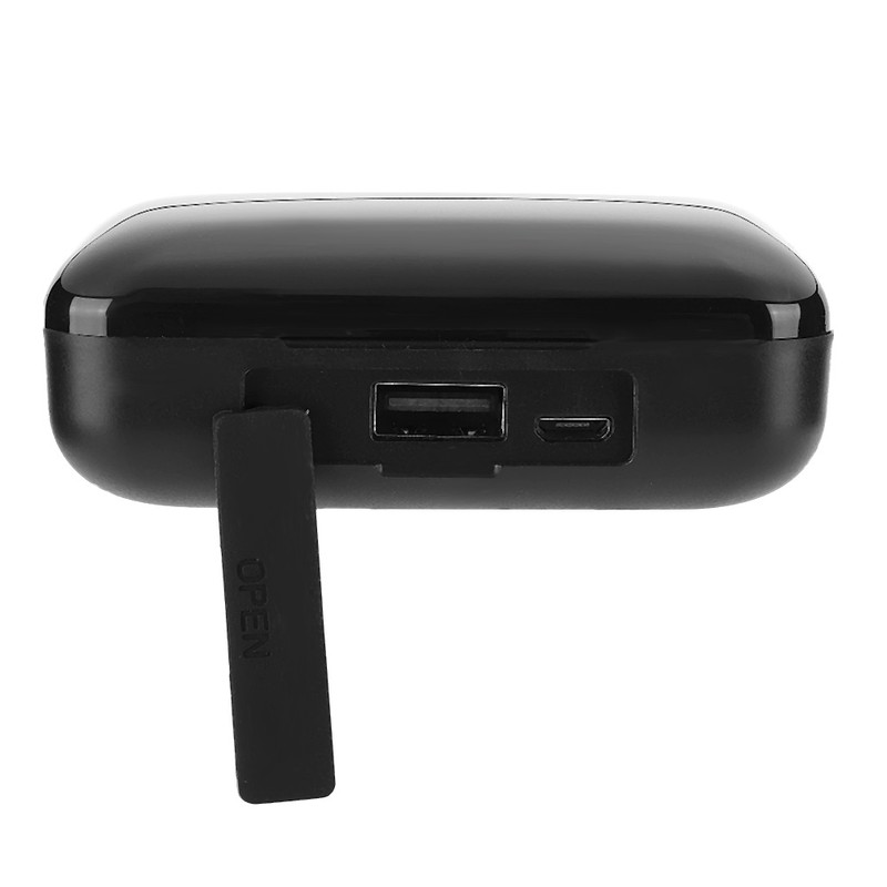 F9-5 Black ABS LED Digital Display Breathing Light Touching Control