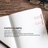 50Pcs Hollow Binder Clips Metal Paper Binder Clips for Documents