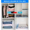 DERICOR Vacuum Bags Vacuum Clothes Bag Storage Bag Reusable Vacuum