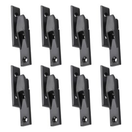 8 Pieces Clip-In Joint Connectors, ABS Quick Fasteners for Furniture Panels, Mounting Set for Kitchen Cabinets, Cabinets, Beds, and Tables