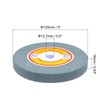 uxcell 5-Inch Bench Grinding Wheels Green Silicon Carbide GC 80