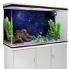 AWERT 30x18 inches Galaxy Aquarium Background Blue Starry Sky Universe