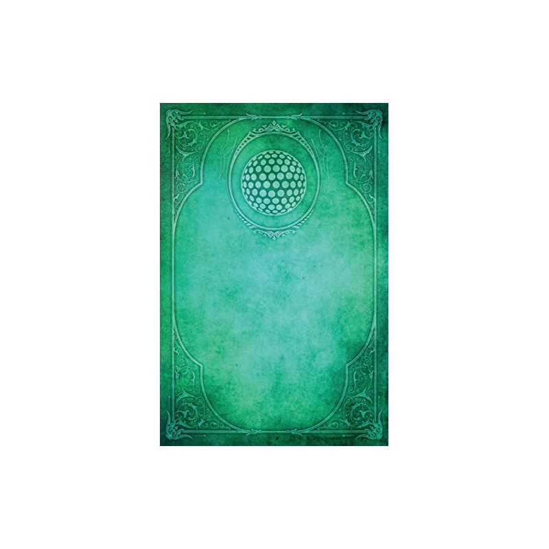 Monogram Golf Notebook: Blank Diary Journal Log: Volume 57