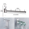 KRISFD Stainless Steel Coat Hook, Wall Clothes Rack, Foldable Towel