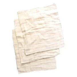 Paquete 3 Pañales Ecológicos Predoblados De Algodón 14 Capas                                                                                          