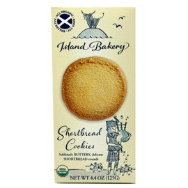 Island Bakery Organic Shortbread Cookies – Traditional Shortbread Cookies, Organic Shortbread Cookies, Made in Scotland 4.4 Ounce
