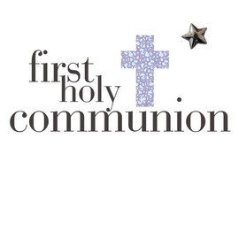 Claire Giles Toast Holy Communion Boy Card TOA27,blue|white|black