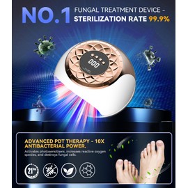 IUHFSIFS 4.0 Nail Fungus Laser Device - Intelligent 3/5/7/10 Minute Timer Function Timing Device Equipment for Home Use, All Unruly Nails Nail Pil Lase Device