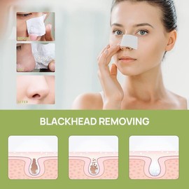 OPHANNY Blackhead Remover Mask For Face & Nose, Newest Nose Black head Remover Mask Kit, Amazing peel off mask For blackheads, Better than Green Tea Mask Stick(Mask +60 Strips)