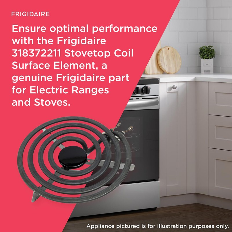 Frigidaire 318372211 Stovetop Coil Surface Element for Electric Ranges and