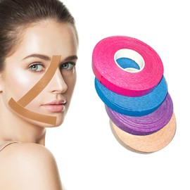 Snmzlc 4 Rolls Facial Lift Tape Anti-Wrinkle Tape Patches Anti-Freeze Stickers for Firming And Tightening Skin Suits for All Parts of The Face and Neck 1.25cm*5m US222