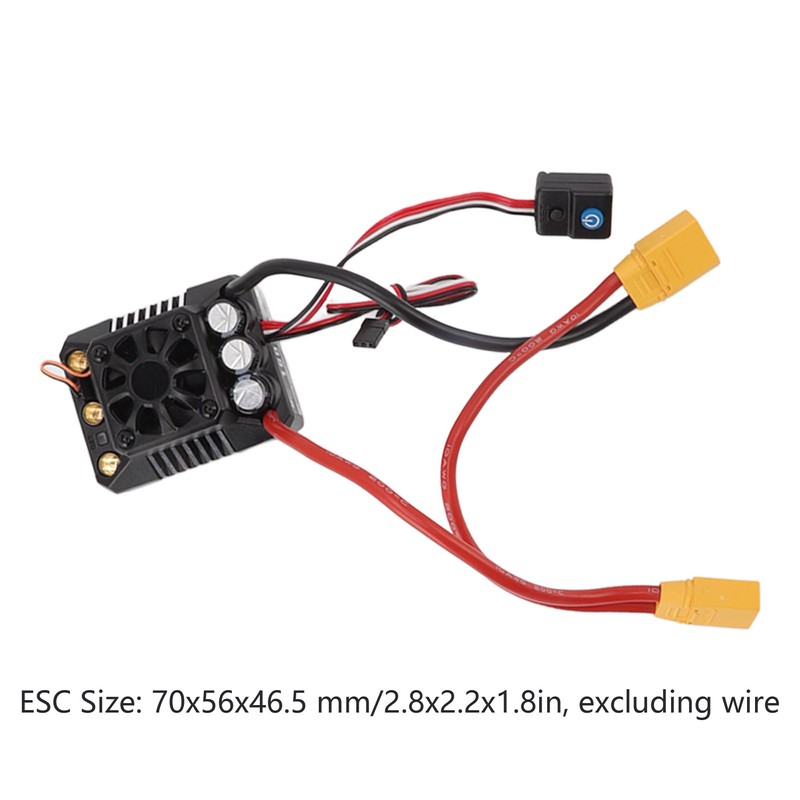 RC Electronic Speed Controller 160A 8S Black with XT90 Plug