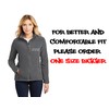 INK STITCH Women L217 Custom Stitching Embroidery Fleece Jackets -