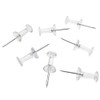 Thumbnails Push Pins Tacks, Clear Plastic Top, Steel Point (100-Pack)