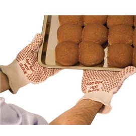 Polyco Hot Work Heat Resistant Gauntlet Gloves (Bium/Large (Size 9) 34cm length)