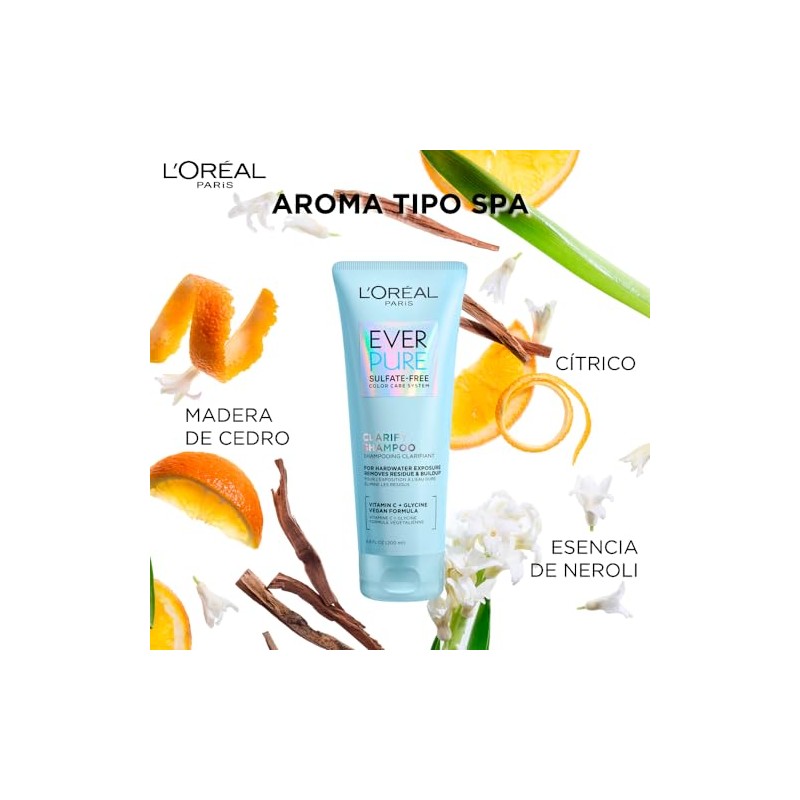 L'Oreal Paris, Ever Pure Acondicionador Clarify & Restore, Efecto Detox