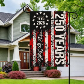 250 Anniversary Usa Garden Flags for Outside, 250 Anniversary USA Flag We the People 1776-2026 Patriotic 4th of July Decorations Yard Sign Double-Sided Waterproof Flag 12x18 Inch 250 Year American Flag