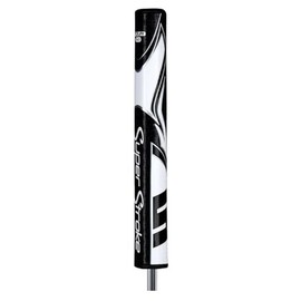 Brampton Super Stroke Zenergy Tour 3.0 Putter Grip, High-tech Polymer, 1.27 Inches, Black / White