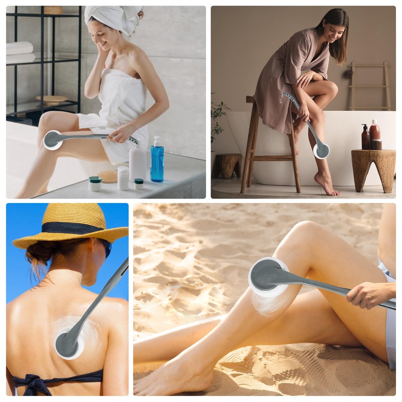 Lotion Applicator for Back, 20.5'' Replaceable Back Lotion Applicator, Easy