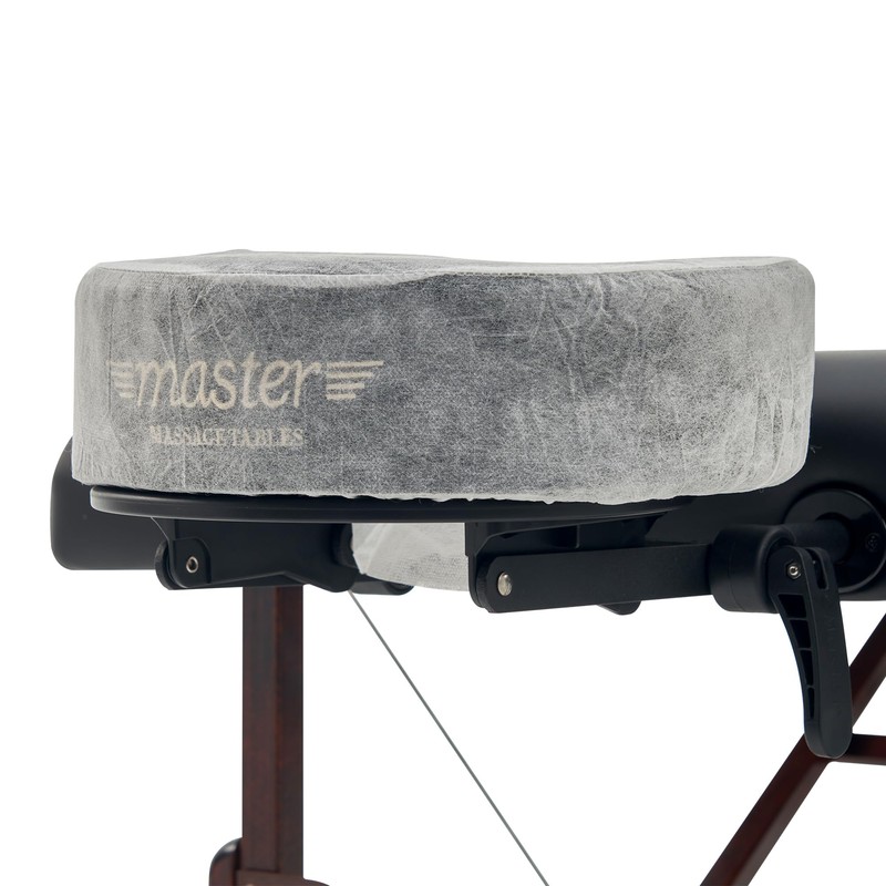 Master Massage Disposable Fitted Headrest Covers – 50Pcs White Pillow