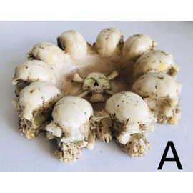 Ashtray Skull Eye Glow In The Dark (one Single pc) Model (A)
