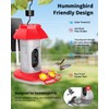 Hummingbird Feeder with Camera Solar Powered W/32G Card, AI Identify