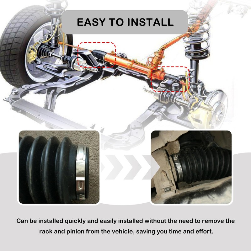 Car Rack and Pinion Boot Steering Rack Boot Tool Kit,Dustproof