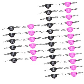 TOVINANNA 4sets Pirate Pirate Eye Patch Single Eye Mask Skull Eye Patch Costume for Mini Decoration Pirate Mask Easel Foam Mat Removable Plate Light Glasses Filler Clothing Rod 20pcs*4