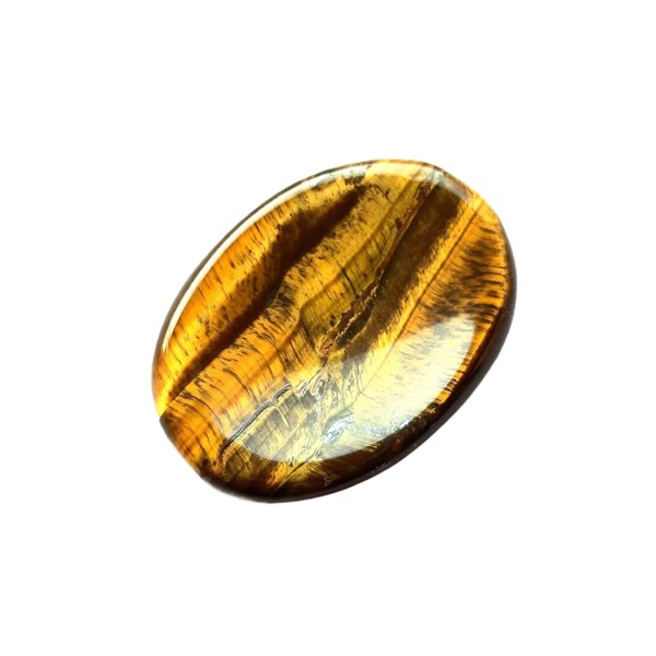 Wholesalegemshop Tiger Eye Thumb Worry Stones Metaphysical Gemstone Crystal Healing