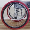 I A~uru Kea Foil Socks for Rear Wheels, Blue, Medium