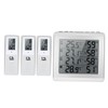 LCD Digital Wireless Indoor/Outdoor Thermometer Hygrometer Four-channel ℃/℉ Temperature Humidity
