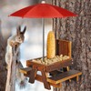 Squirrel Feeder with Umbrella Squirrel Table Feeder with Sturdy Squirrel