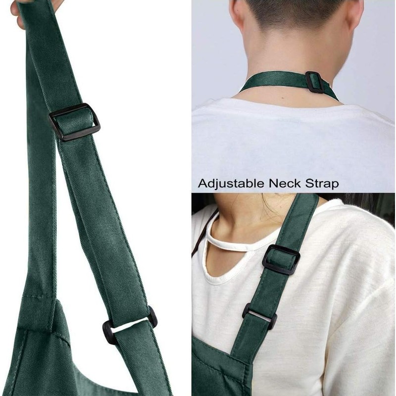 Viedouce 2-Pack of Waterproof Cooking Aprons with Pockets, Adjustable Kitchen