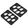 PATIKIL 3/8" Skateboard Riser Pads 2 Pack PU 3x2" Skateboard