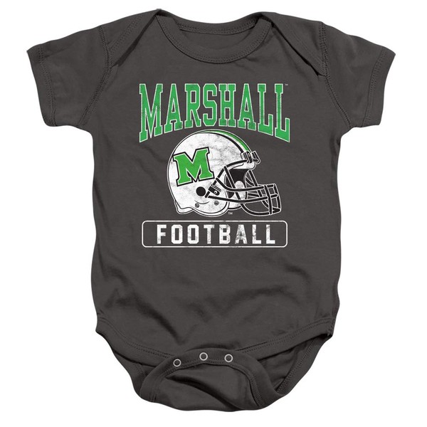Marshall University Official Football Helmet Unisex Infant Snap Suit for