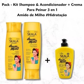 Skala  Kit Shampoo Y Acondicionador + Mascarilla