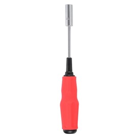 sourcing map Metric Nut Driver 10mm Dia 100mm Shank Non-Magnetic 6 Point Long Hex Socket Screwdriver with Non-Slip Handle for Tightening and Loosening Fasteners