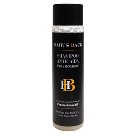 Shampoo Anticaída 300ml Sin Sulfatos Con Aceite Para Cabello Limpieza Suave HAIR’S BACK