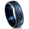 Three Keys Jewelry anillo de boda de tungsteno para hombre,