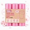 13 Gallon Trash Bags, Cherry Blossom Scented Small Garbage Bags,