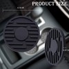 MEAJOO 2-Piece Car Cup Holder Insert – 2.75 Inch Non-Slip